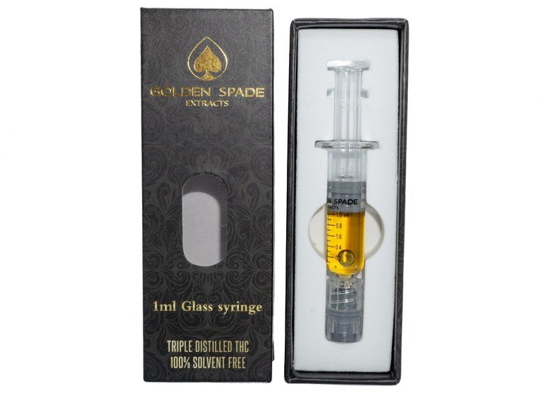 Trainwreck (Hybrid) 1ml Syringe by Golden Spade Extracts