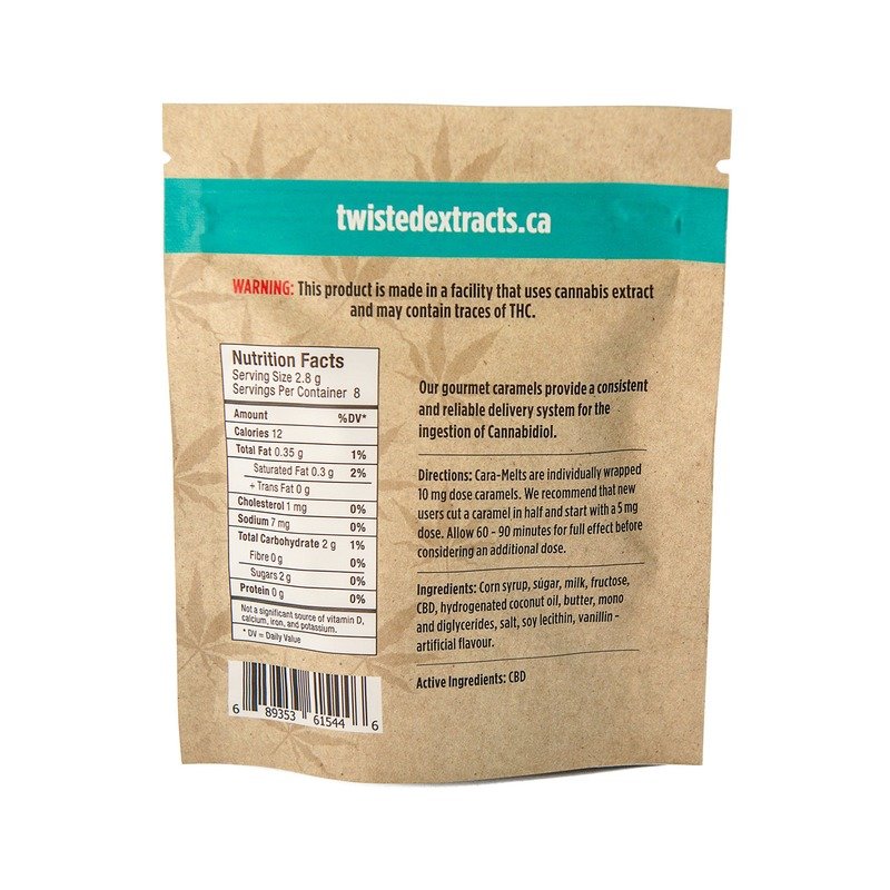 Cara-Melts CBD (80mg) by Twisted Extracts