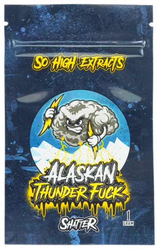 (1g) Alaskan Thunder Fuck Shatter By So High Extracts (1g) Alaskan Thunder Fuck Shatter By So High Extracts