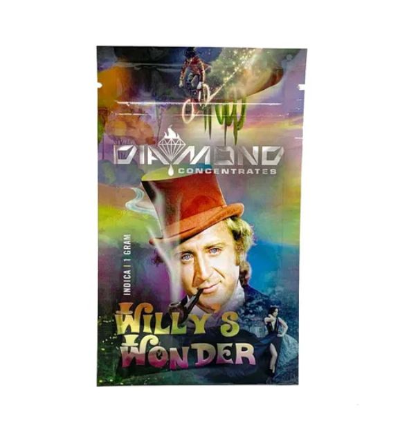 (1g) (Indica) Willy's Wonder Shatter By Diamond Concentrates