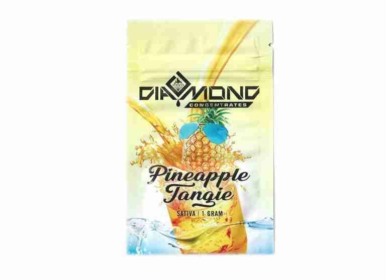 (1g) (Sativa) Pineapple Tangie Shatter By Diamond Concentrates