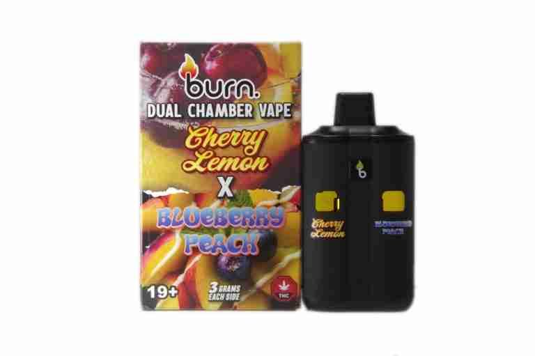 (6g) Cherry Lemon (Hybrid) + Blueberry Peach (Hybrid) By Burn