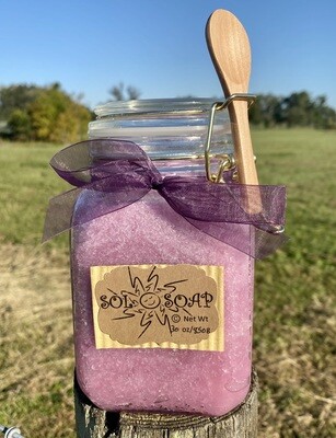 Body Scrub (Sugar) Xtra Large (30 oz) (on left) Various Scents, see description