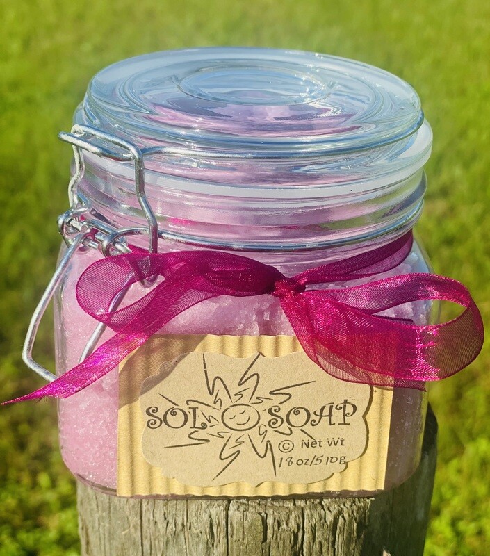 Body Scrub (Sugar) Large (18 oz) (on left) Various Scents, see description