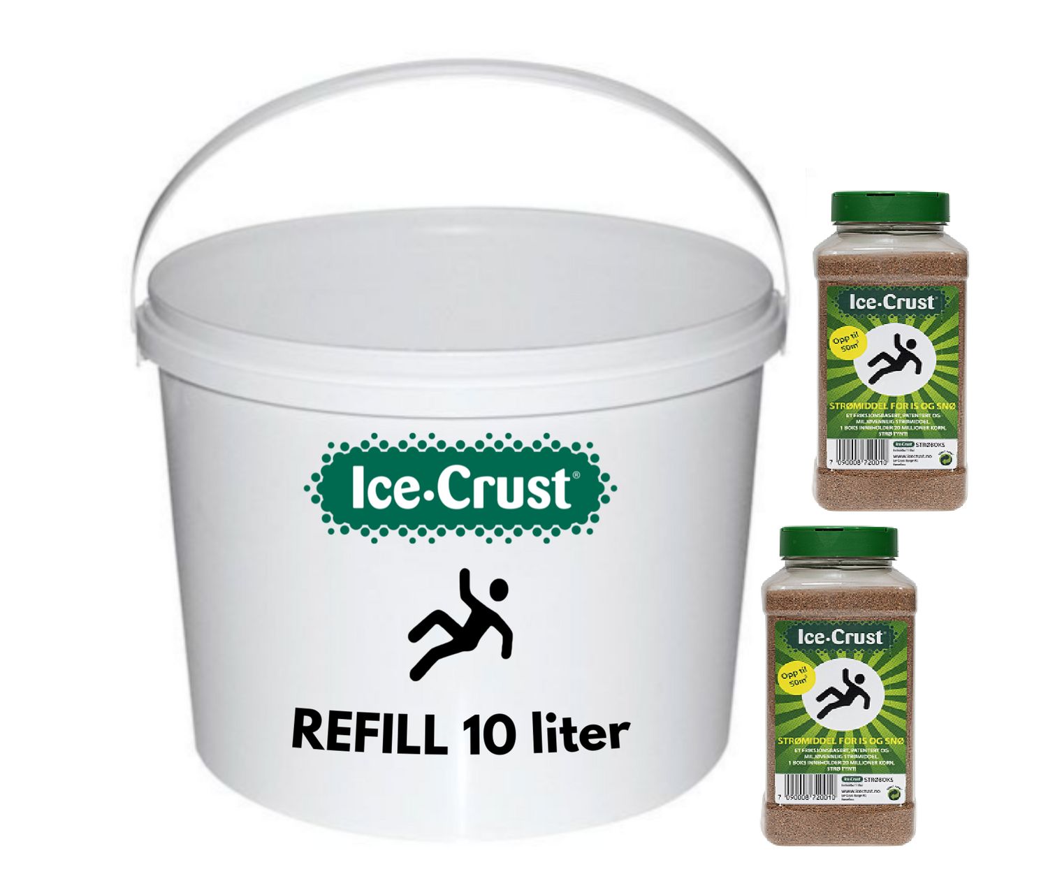 Refillbøtte 10 liter + 2 bokser (12l) - original