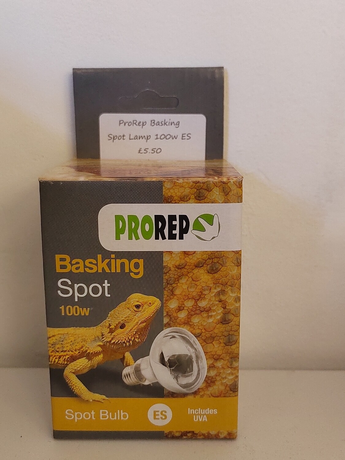 Pro rep basking spot lamp 100w ES fitting.