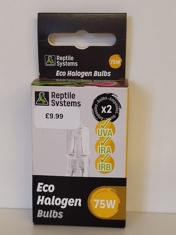 Eco Halogen lamps - 75W bulb (Pack of 2)