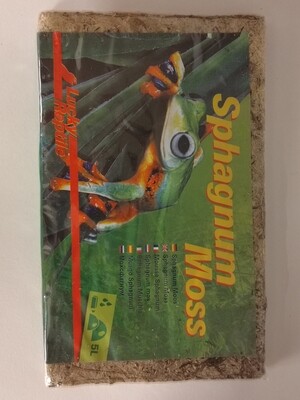 LuckyReptile Sphagnum Moss brick 100g - Makes 5L