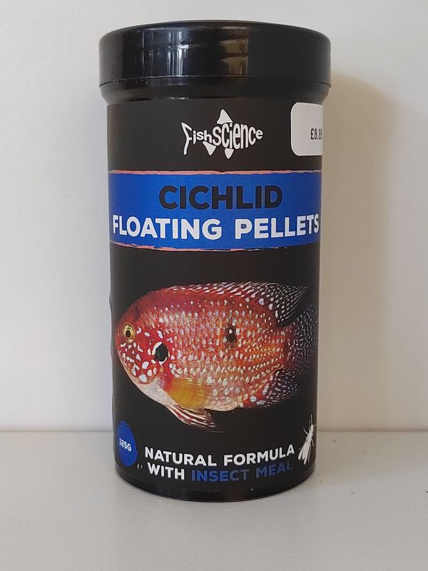 Fish science - cichlid floating pellets 125g