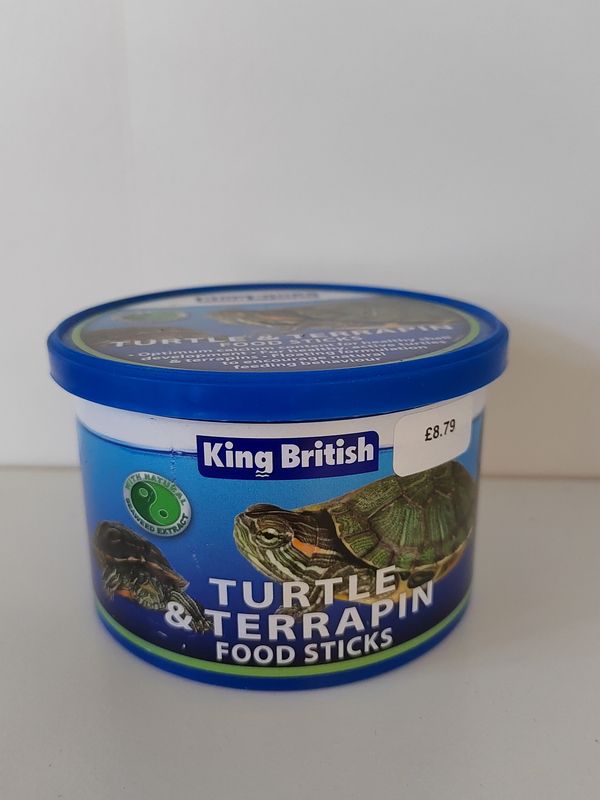 King British - Turtle &amp; Terrapin food sticks. 110g