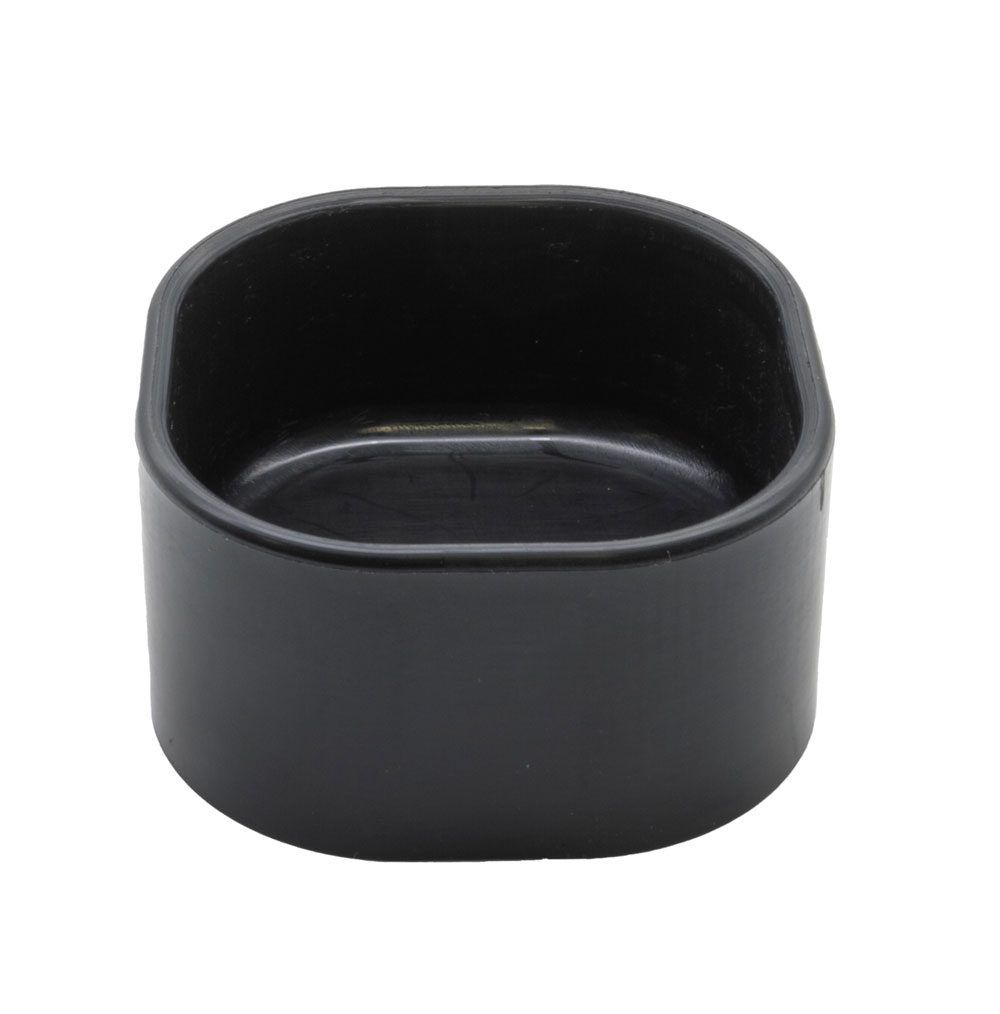 White Python Mini Water Bowl - Black