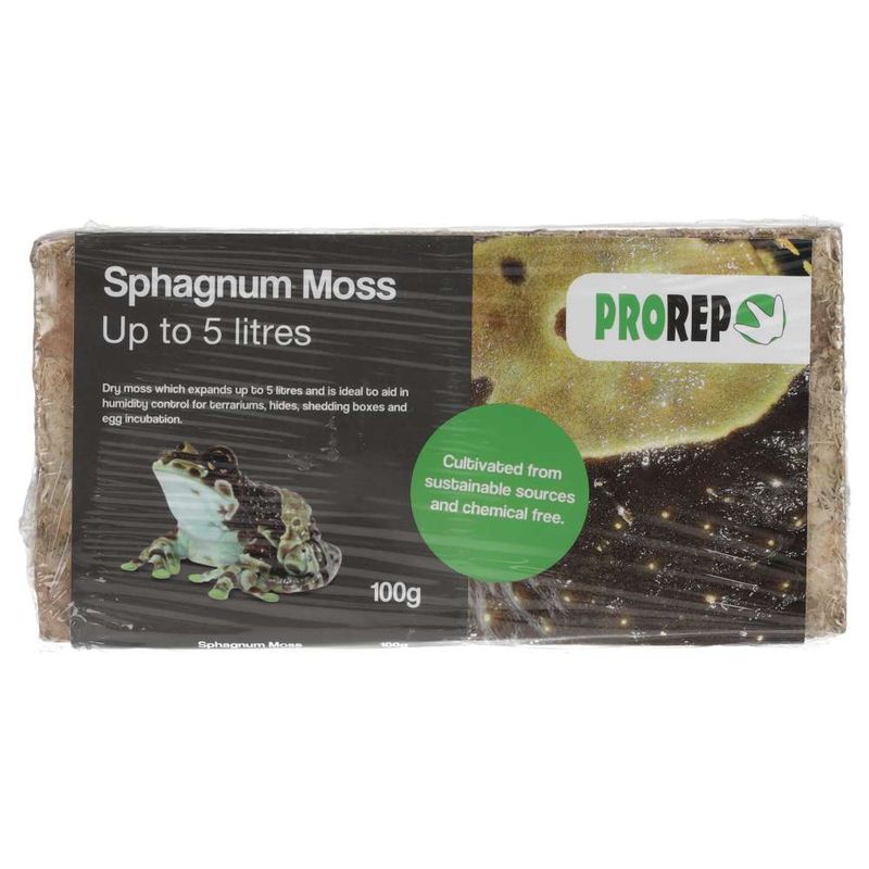 Pro Rep Sphagnum Moss brick 100g - Makes 5L