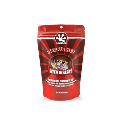 Pangea Gecko Diet with Insects. 2oz