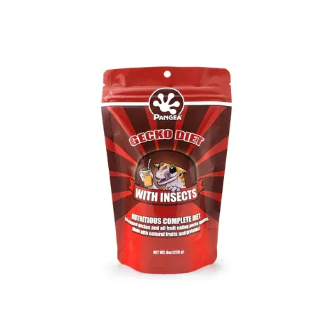 Pangea Gecko Diet with Insects. 2oz