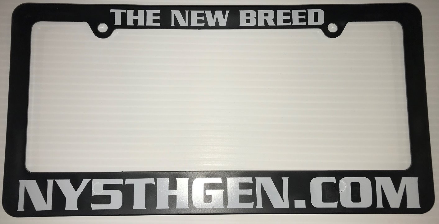 NY5THGEN.com License Plate Frame