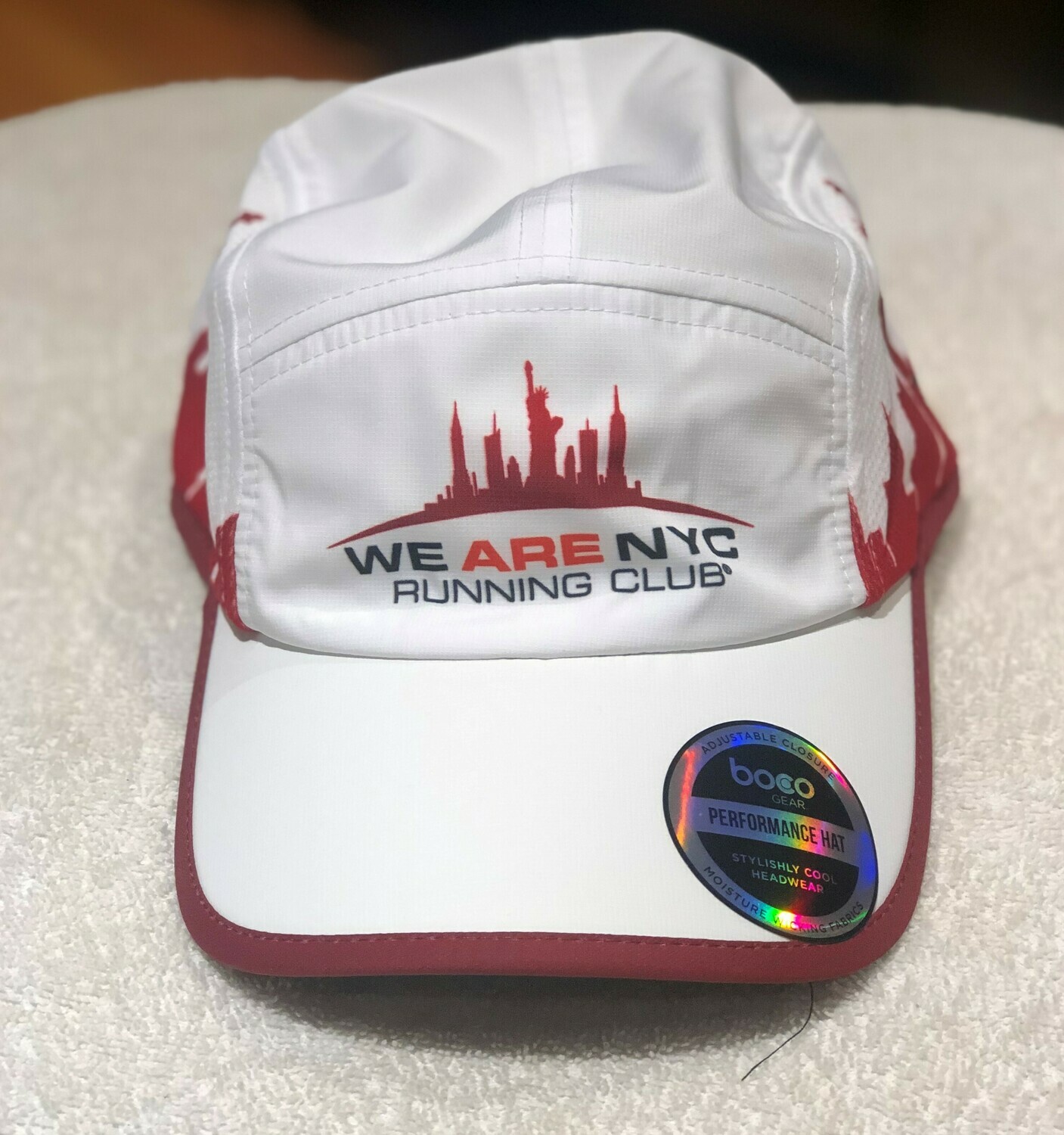 We Are NYC Running Club - Official Runners Cap (WHITE) By Boco Gear