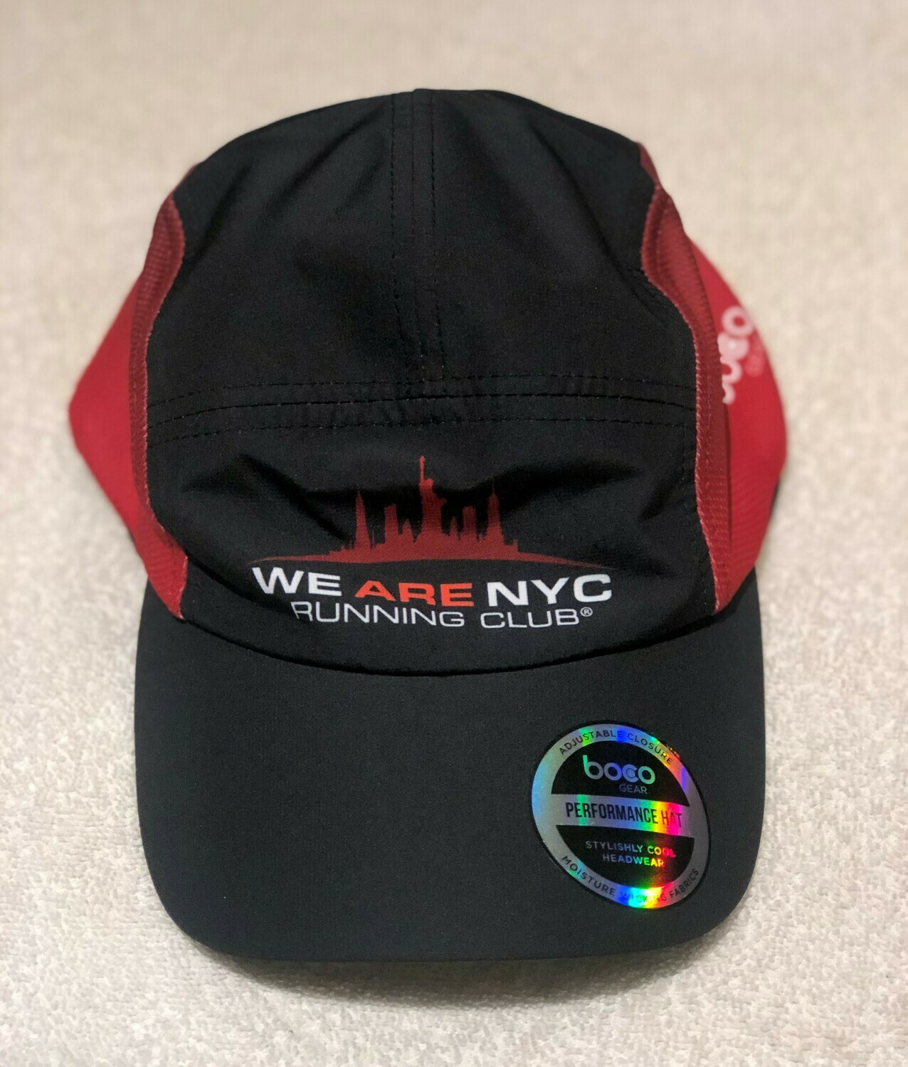 We Are NYC Running Club - Official Runners Cap (BLACK) By Boco Gear