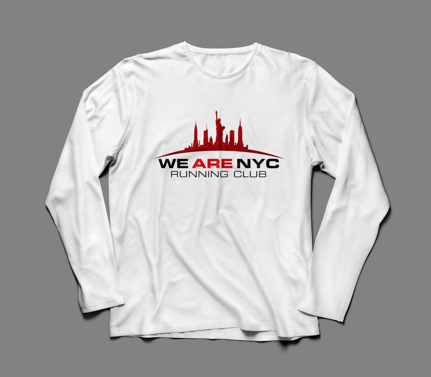 WE ARE NYC OFFICIAL RACE DAY LONG SLEEVE T-SHIRT (black or white)