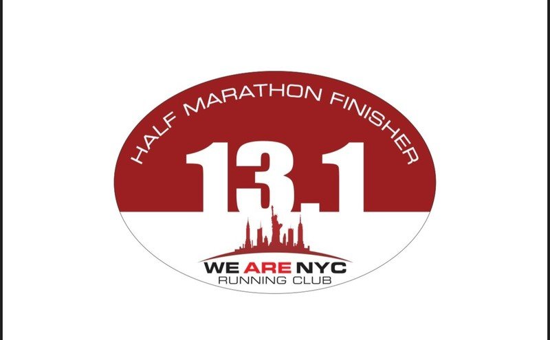WE ARE NYC RUNNING CLUB "13.1 HALF-MARATHON FINISHER"