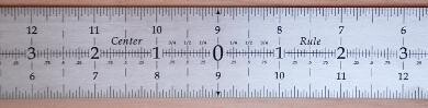 18" Flexible Center Rule