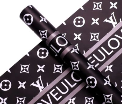 L Designer Wrapping, Colors: LV black