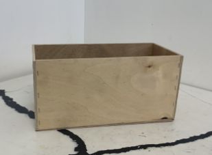 8 x 4 wood vase