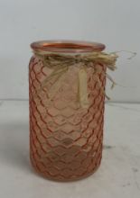 Honeycomb mason jar