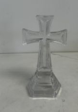 clear crystal cross glass