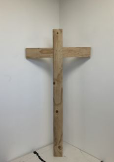 48” wood cross