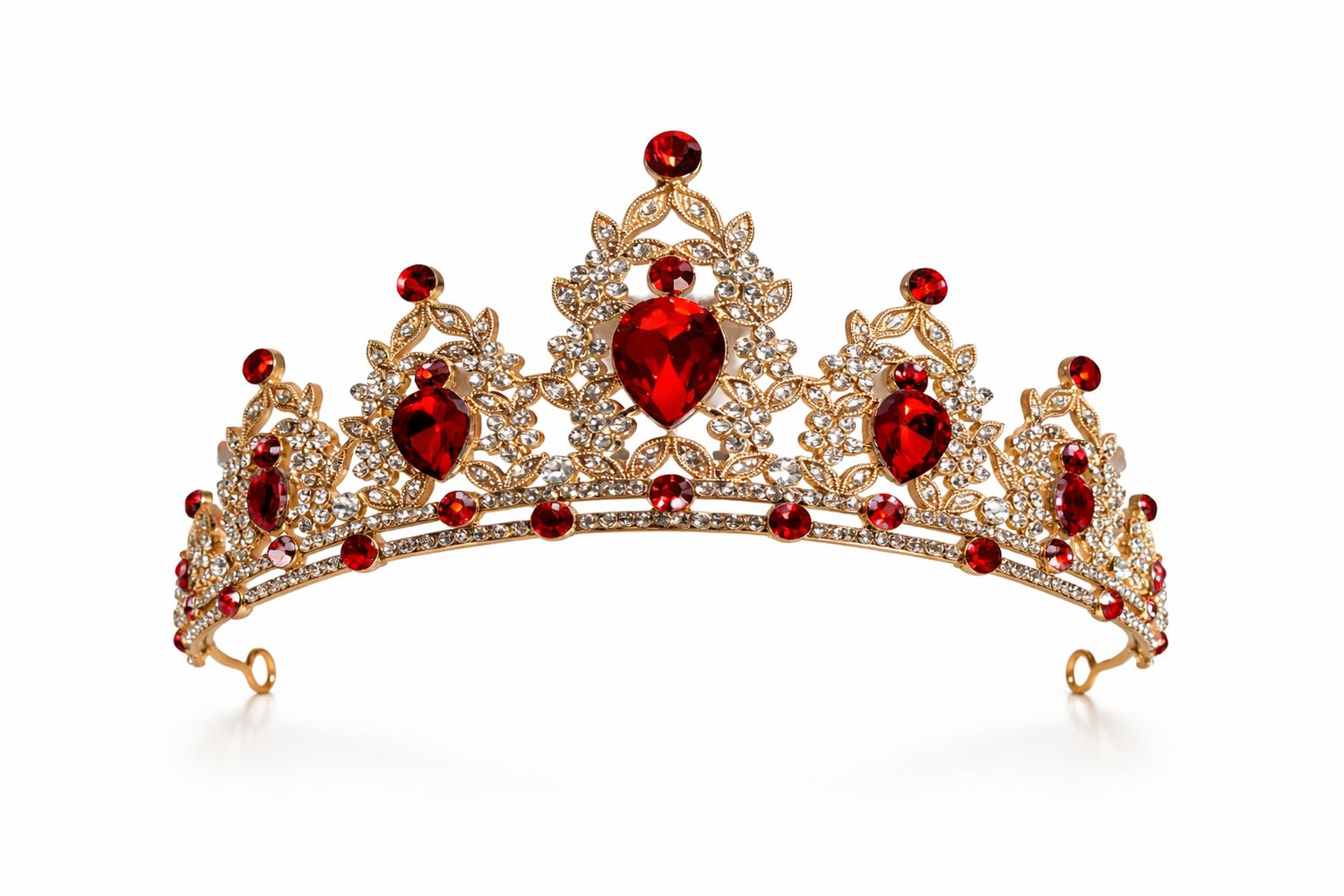 Tiara, Colors: Gold/Red