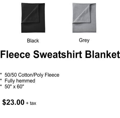 Fleece Sweatshirt Blanket