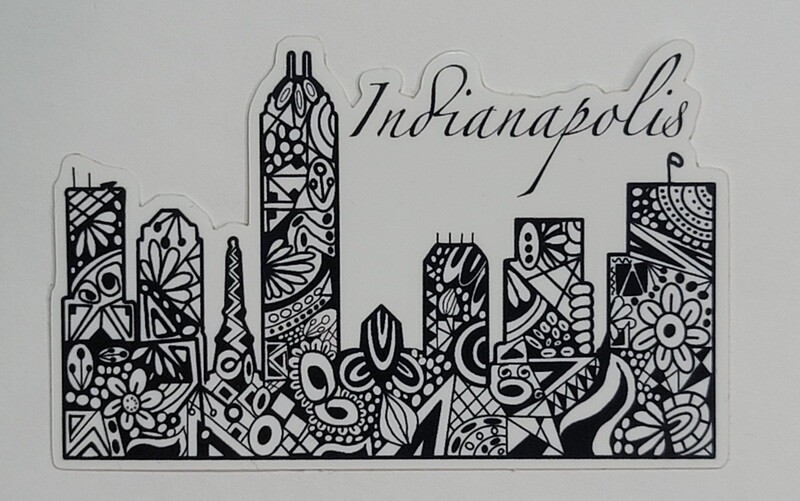 Sticker - INDY SKYLINE