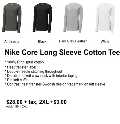 Nike Core Cotton Long Sleeve Tee