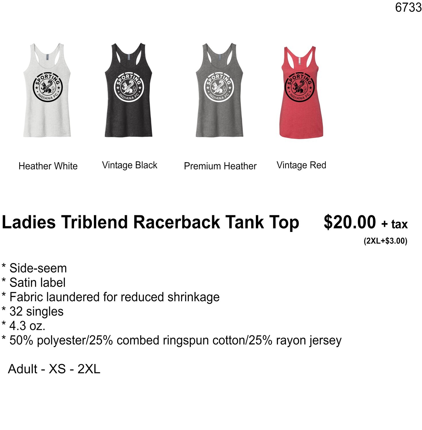 Ladies TriBlend Racerback Tank Top