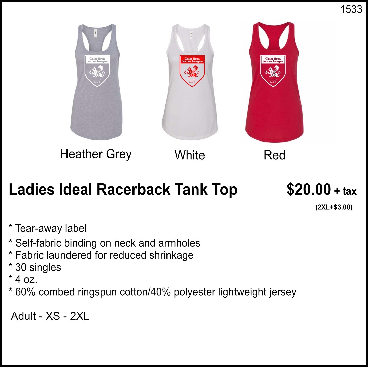 Ladies Ideal Racerback Tank Top