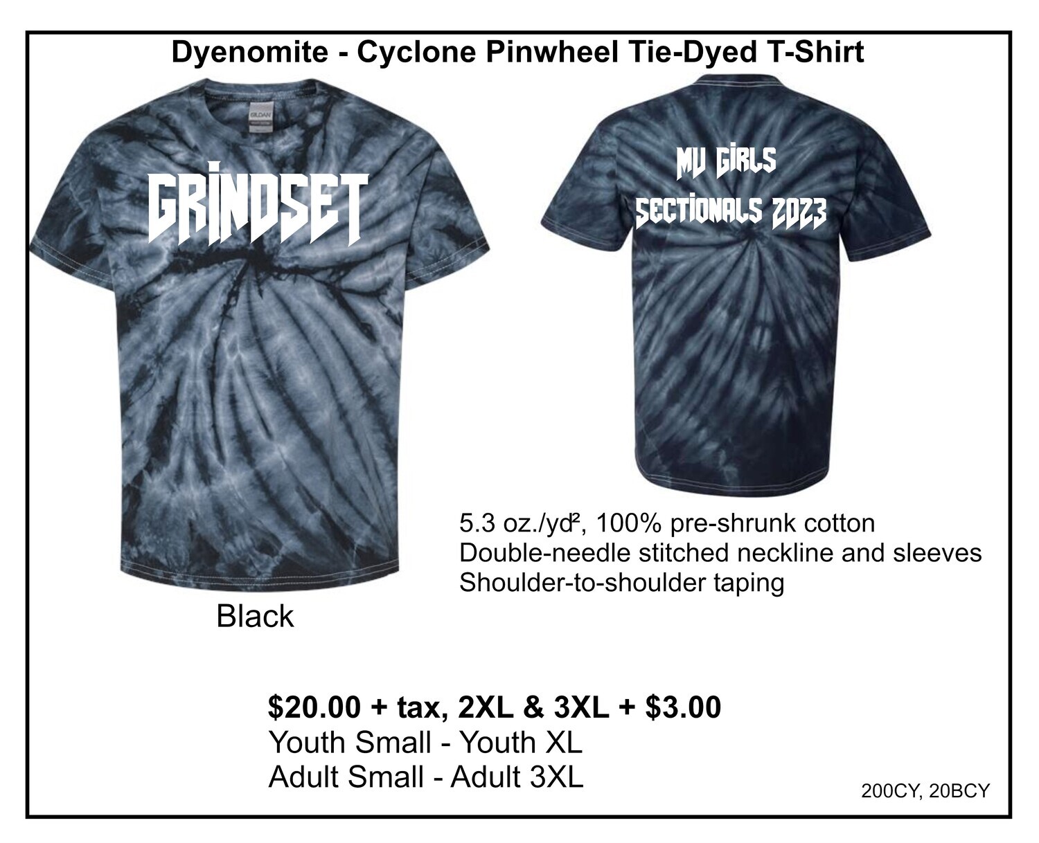 Dyenomite - Cycle Pinwheel Tie-Dyed T-Shirt