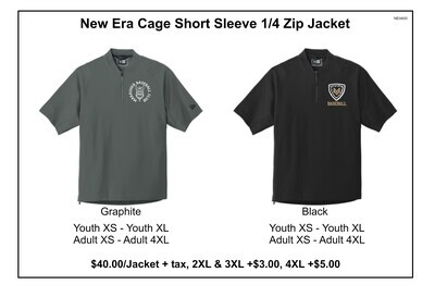 New Era Cage Short Sleeve 1/4 Zip Jacket