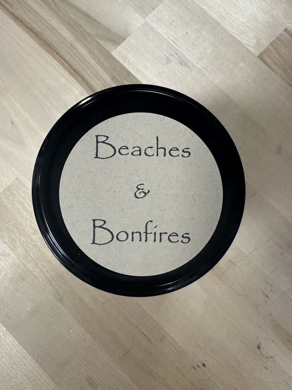 Beaches &amp; Bonfire Wooden Wick Candle - 16 oz.