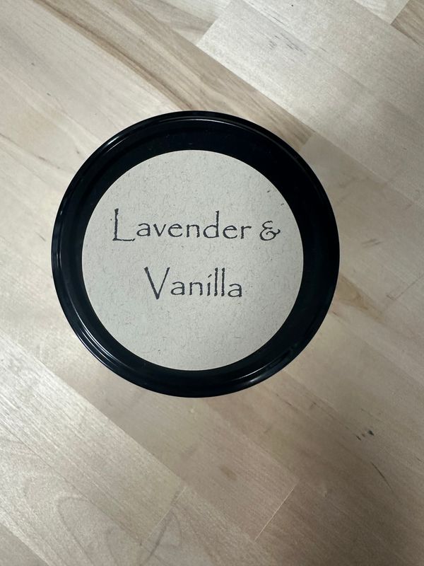 Lavender &amp; Vanilla Cotton Wick Candle - 9 oz