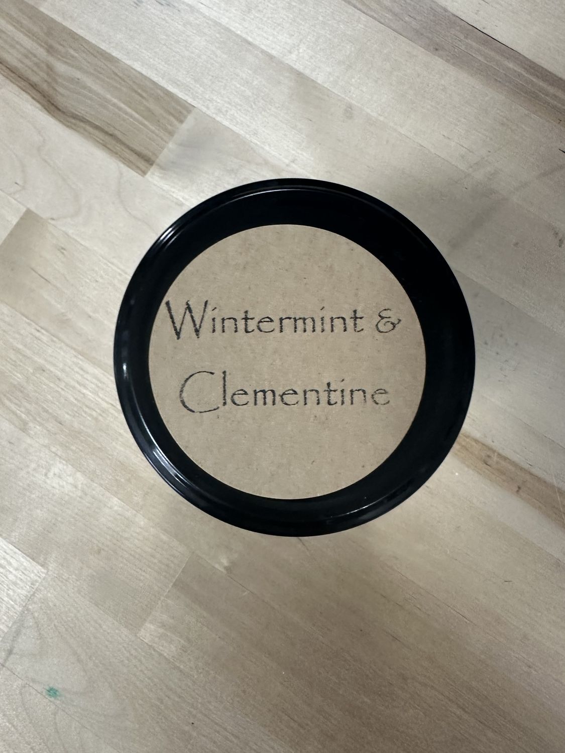 Wintermint &amp; Clementine Cotton Wick Candle - 9 oz