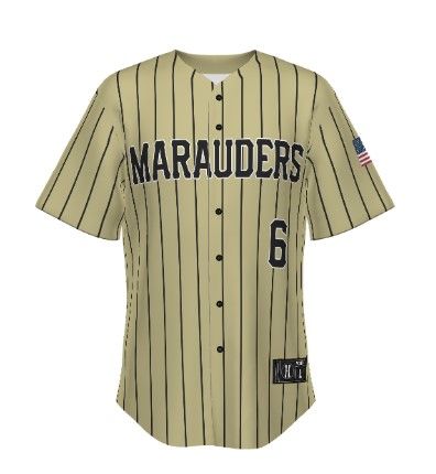 Full Button Pinstripe Jersey