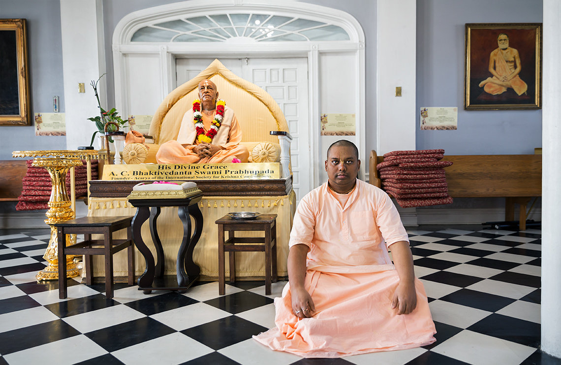 Hari Krishna Priest Framed Print | 20x24"