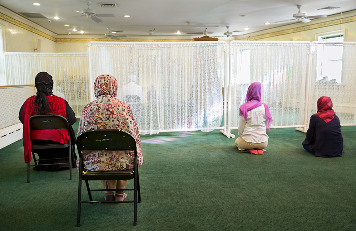 Muslim Women Praying Framed Print | 20x24"