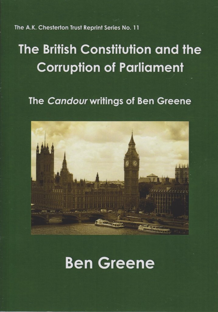 The British Constitution and the Corruption of Parliament - by Ben Greene