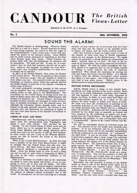 Candour # 1 (Facsimile)