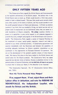 &quot;Only Fifteen Years Ago&quot; leaflet