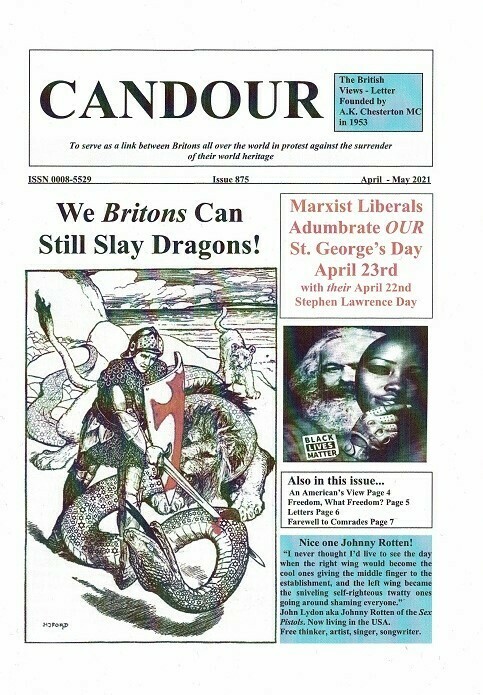 Candour # 875 (April/May 2021)