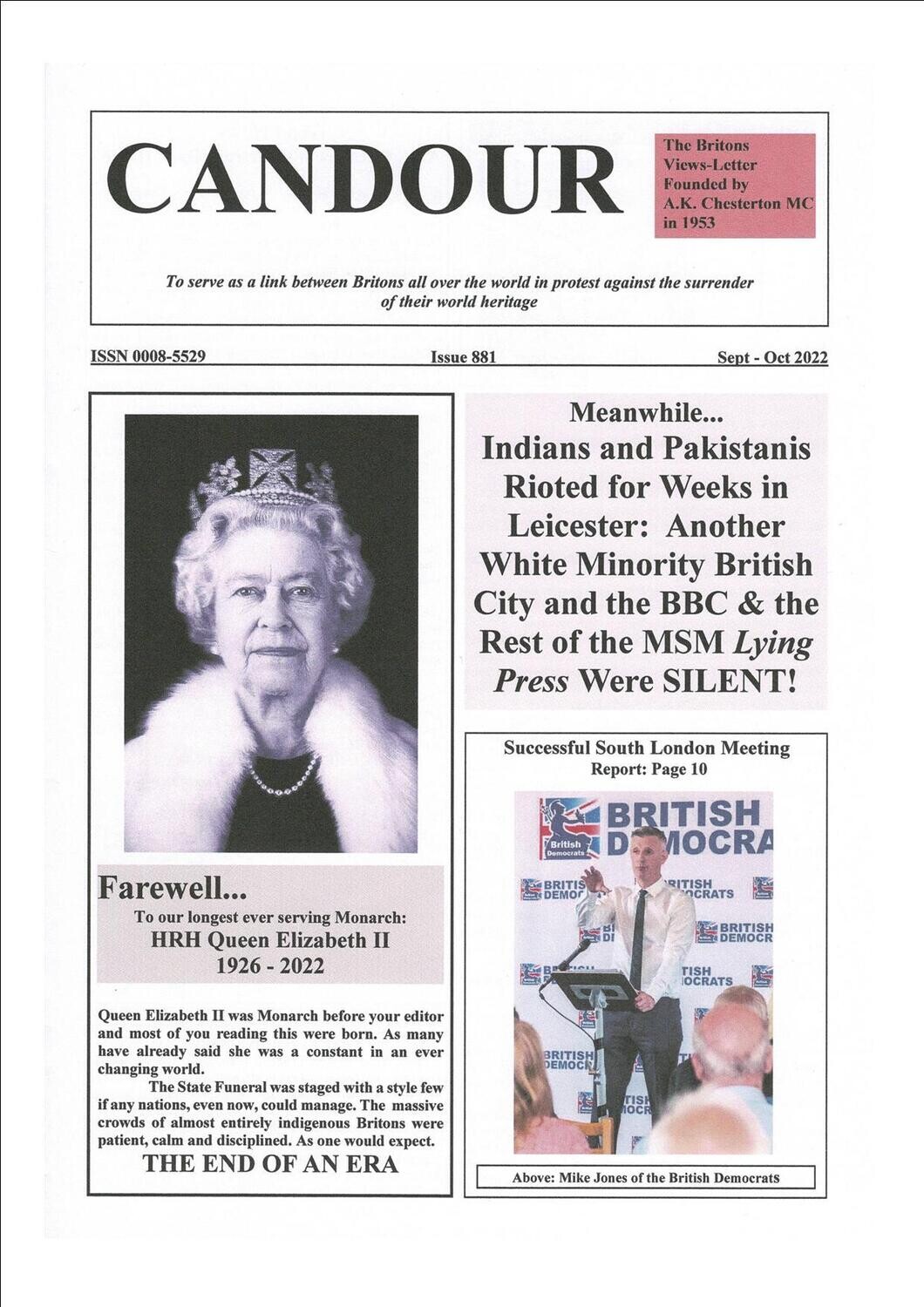 Candour #881 (Sept/Oct 2022)