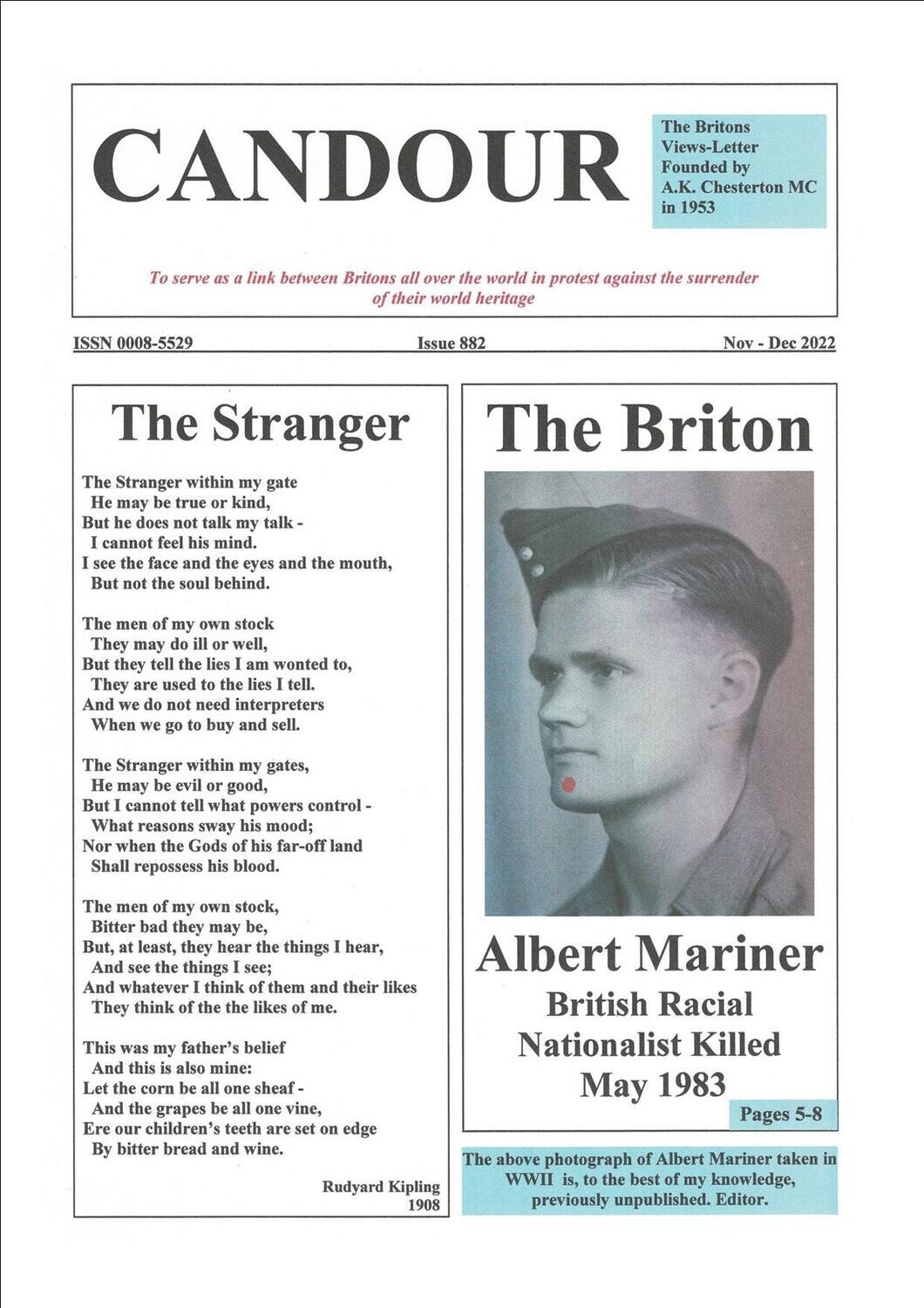 Candour #882 (Nov/Dec 2022)