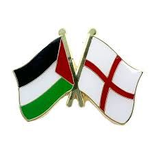 Palestine &amp; England Badge